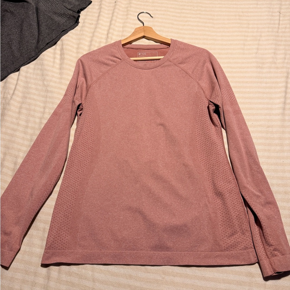FIGS Mauve Salta Seamless - Longsleeve Underscrub XL